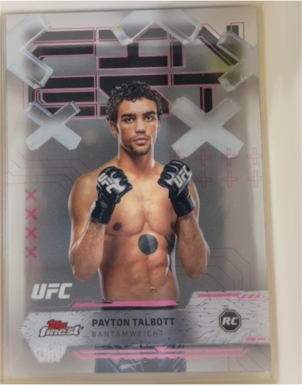 2025 Topps Finest UFC #74 Payton Talbott — front