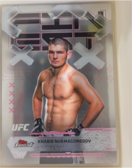 2025 Topps Finest UFC #33 Khabib Nurmagomedov — front