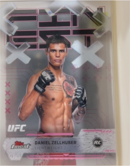 2025 Topps Finest UFC #56 Daniel Zellhuber — front