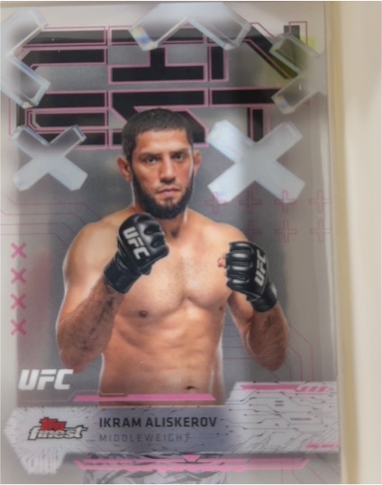 2025 Topps Finest UFC #41 Ikram Aliskerov — front