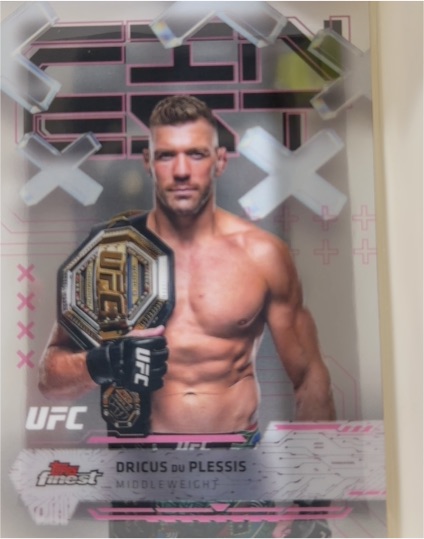 2025 Topps Finest UFC #14 Dricus du Plessis — front