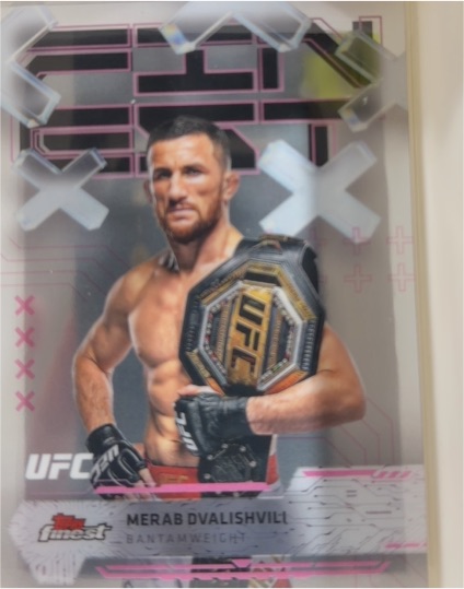 2025 Topps Finest UFC #148 Merab Dvalishvili — front