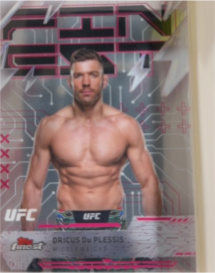 2025 Topps Finest UFC #276 Dricus Du Plessis — front
