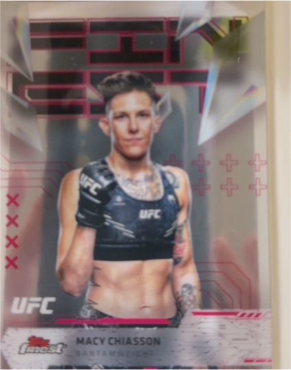 2025 Topps Finest UFC #173 Macy Chiasson — front