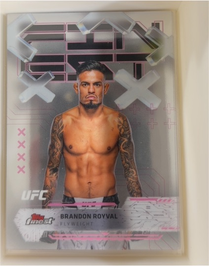 2025 Topps Finest UFC #46 Brandon Royval — front