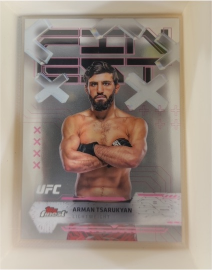 2025 Topps Finest UFC #4 Arman Tsarukyan — front