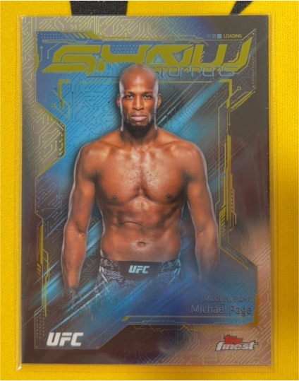 2025 Topps Finest UFC #SS-25 Michael Page — front