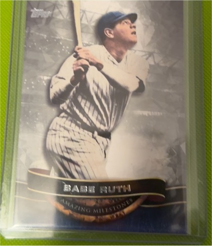 2016 Topps Amazing Milestones #AM-07 Babe Ruth — front
