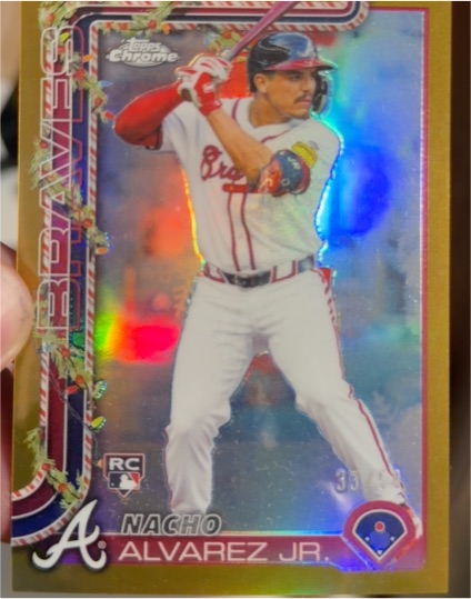 2025 Topps Chrome #75 Nacho Alvarez Jr. — front