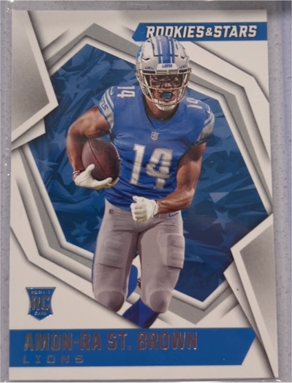 2021 Panini Rookies & Stars #128 Amon-Ra St. Brown — front