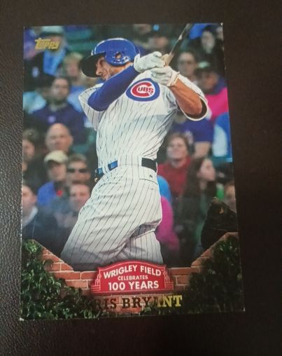 2016 Topps 100 Years at Wrigley #WRIG-1 Kris Bryant — front