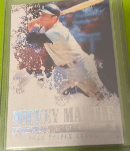 2018 Panini Diamond Kings Mickey Mantle Collection #MM1 Triple Crown — front