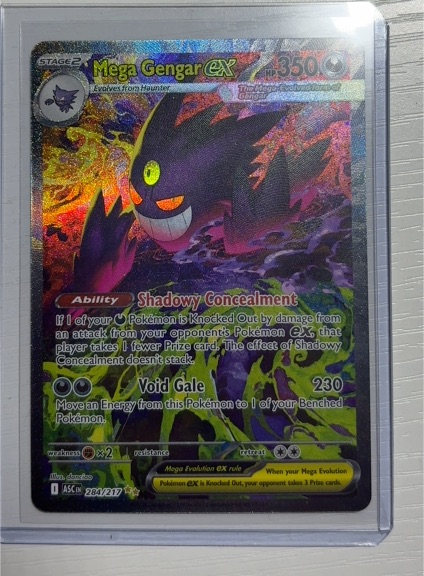 2026 Pokémon Mega Gengar EX 284/217 — front