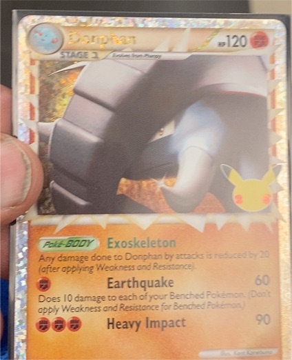 2021 Pokémon TCG Celebrations Classic Collection #107 Donphan Prime — front
