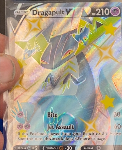 Pokémon Sword & Shield Promo #SWSH096 Dragapult V — front