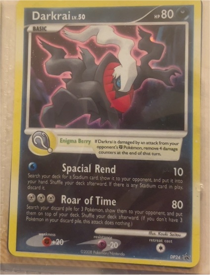 2008 Pokémon Black Star Promo #DP24 Darkrai — front