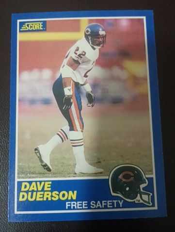 1989 Score #22 Dave Duerson — front