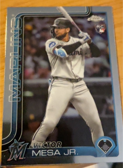 2025 Topps Chrome Update #USC4 Victor Mesa Jr. — front