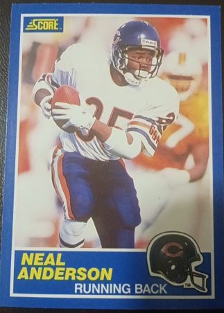 1989 Score #62 Neal Anderson — front