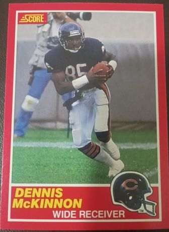 1989 Score #121 Dennis McKinnon — front