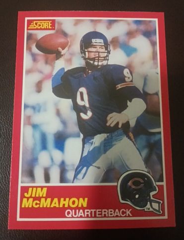 1989 Score #145 Jim McMahon — front