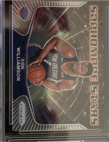 2020-21 Panini Prizm #3 Zion Williamson Sophomore Stars — front