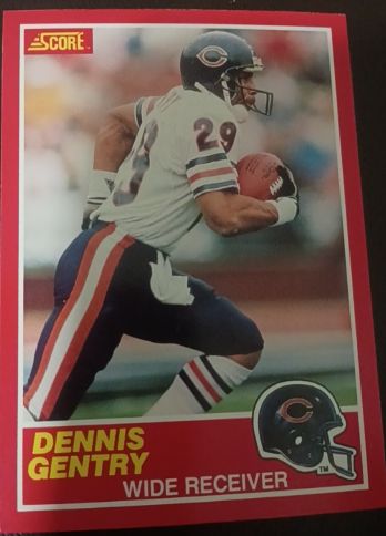 1989 Score #153 Dennis Gentry — front