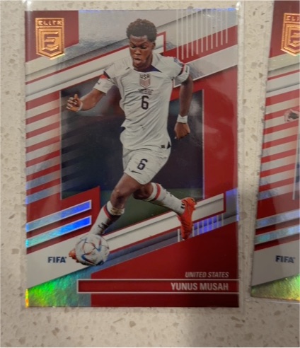 2022-23 Panini Donruss Elite FIFA #6 Yunus Musah — front