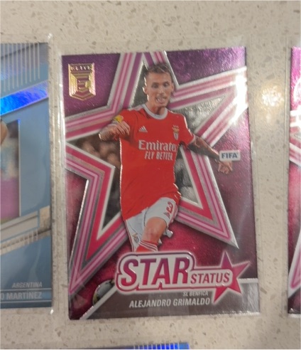 2022-23 Panini Donruss Elite FIFA Soccer Star Status Alejandro Grimaldo — front