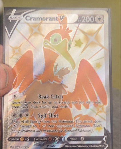 Pokémon Cramorant V SWSH086 — front