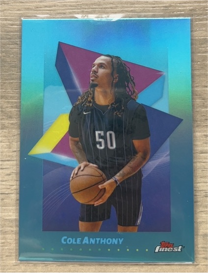 2024-25 Topps Finest #72 Cole Anthony — front