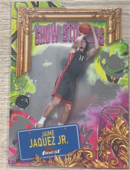 2024-25 Topps Finest #S-16 Jaime Jaquez Jr. Show Stoppers — front