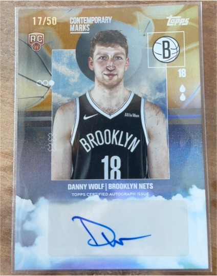 2025-26 Topps Contemporary Marks #CM-DW Danny Wolf — front