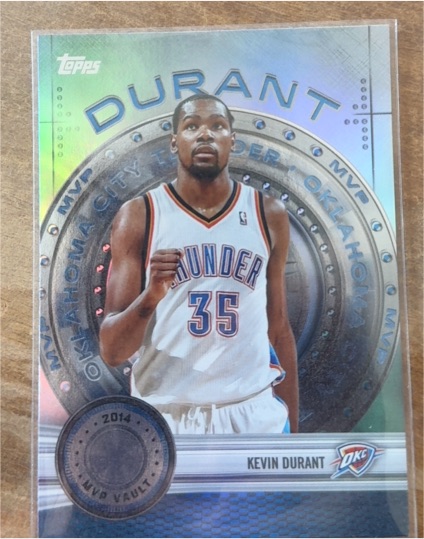 2025-26 Topps Basketball #MVP-7 Kevin Durant MVP Vault — front