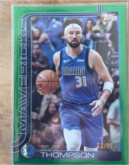 2025-26 Topps #170 Klay Thompson — front
