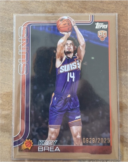 2025-26 Topps Flagship Basketball #242 Koby Brea — front
