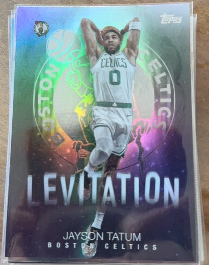 2025 Topps Levitation #L-6 Jayson Tatum — front