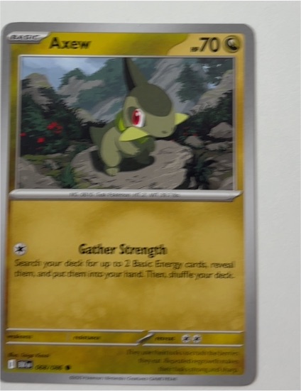 2025 Pokémon SV Black Bolt #068 Axew — front