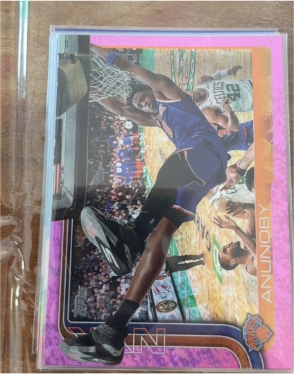 2025-26 Topps #15 OG Anunoby — front