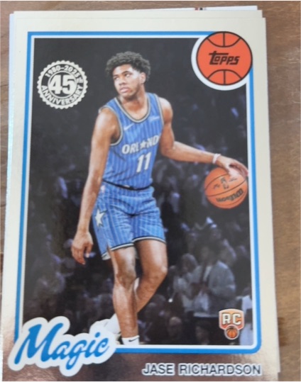 2025-26 Topps 45th Anniversary #80BK-71 Jase Richardson — front