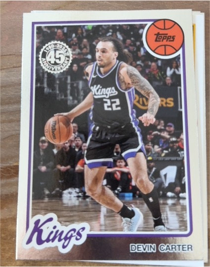 2025-26 Topps Flagship 45th Anniversary #80BK-31 Devin Carter — front