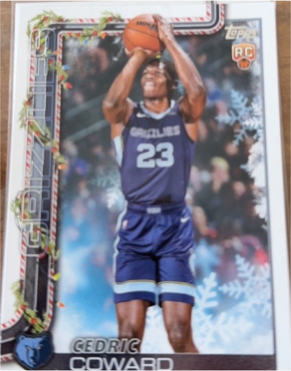 2025-26 Topps Holiday #H171 Cedric Coward — front