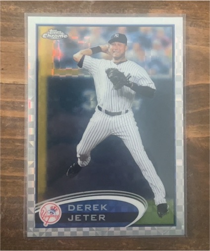 2012 Topps Chrome #84 Derek Jeter — front
