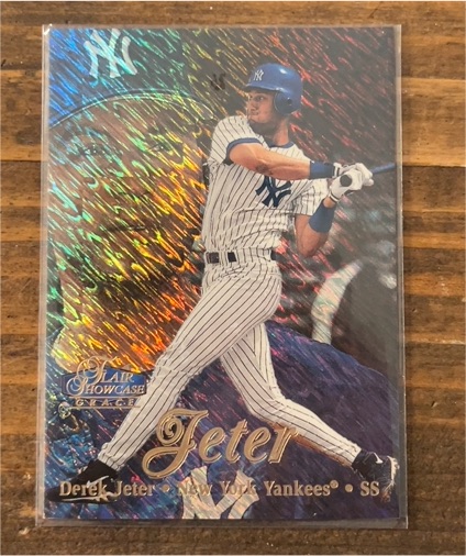 1998 Flair Showcase Row 1 #14 Derek Jeter — front
