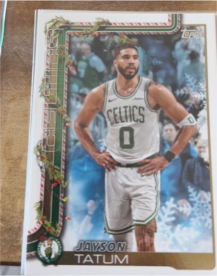 2025-26 Topps Holiday #H1 Jayson Tatum — front