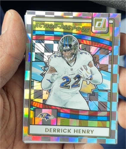 2025 Donruss #AAP-DHE Derrick Henry Action All-Pros — front