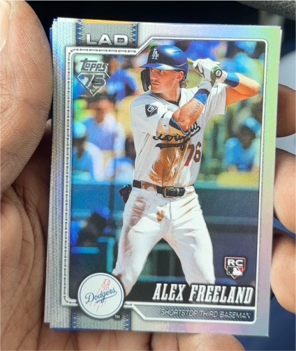 2026 Topps Series 1 #74 Alex Freeland — front