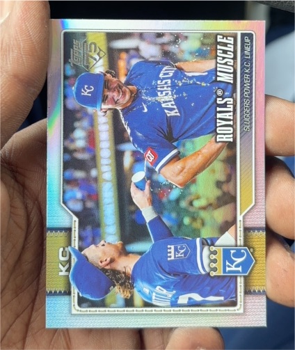 2026 Topps Series 1 #236 Royals Muscle Bobby Witt Jr., Jac Caglianone — front