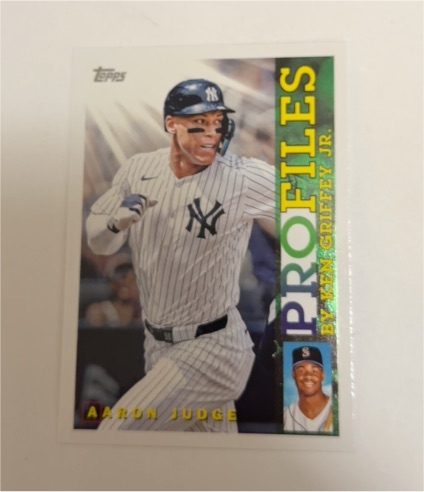 2026 Topps Series 1 Profiles #TP-18 Aaron Judge — front