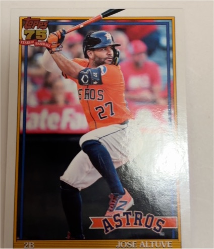 2026 Topps Series 1 1991 Topps #T91-7 Jose Altuve — front